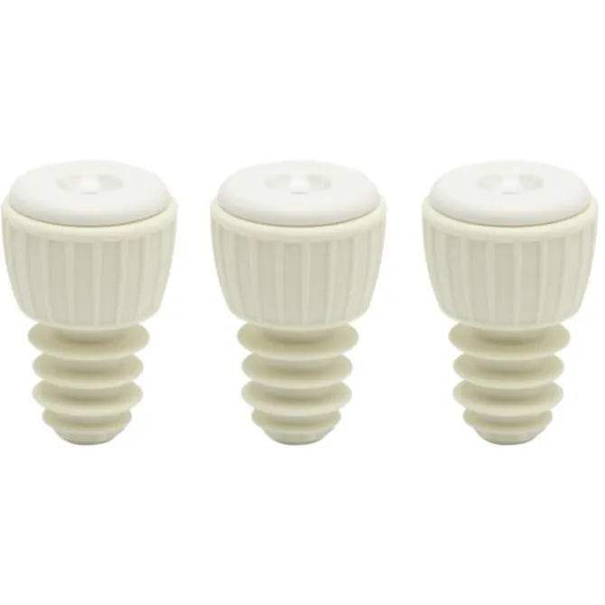 FoodSaver wijnstoppers 5 cm kunststof wit 3 stuks
