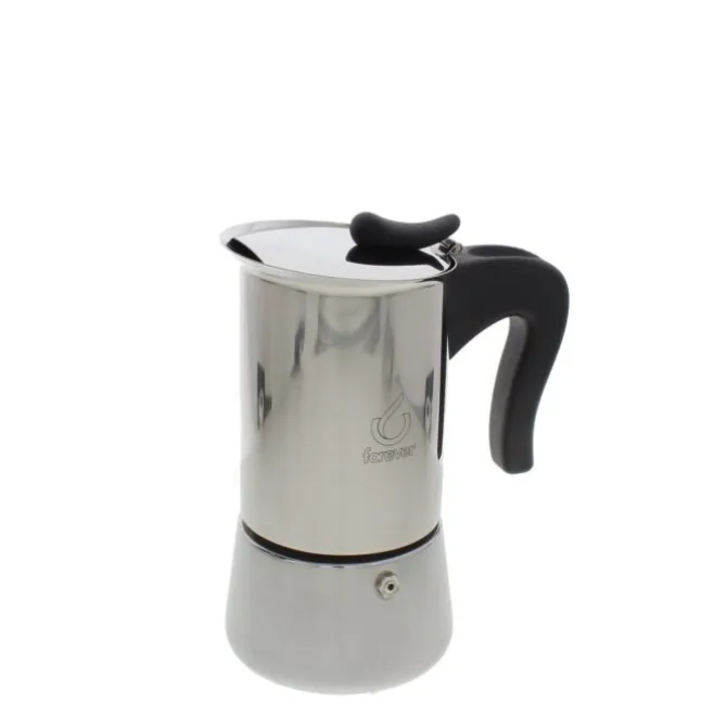 Forever Miss Splendy inductie mokapot 4-kops rvs glans