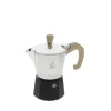 Forever Prestige Woody mokapot 3-kops aluminium mat