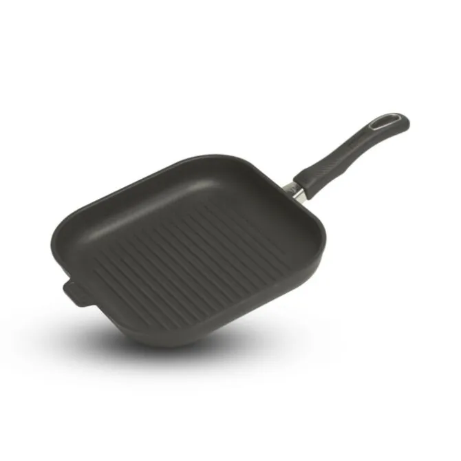 Gastrolux Expert grillpan voor inductie 28 x 28 cm aluminium