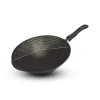 Gastrolux Expert wok voor inductie met half rvs rek ø 36 cm aluminium