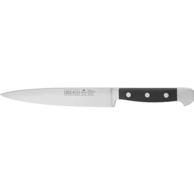 Güde Alpha flexibel fileermes 18 cm messenstaal zwart