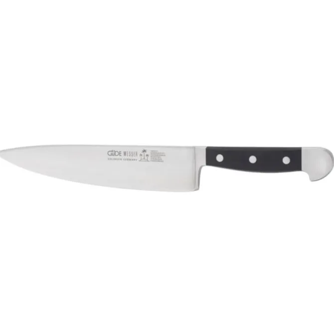 Güde Alpha koksmes 21 cm messenstaal zwart