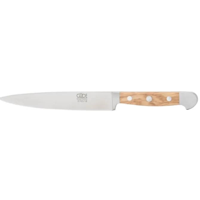 Güde Alpha Olive flexibel fileermes 18 cm messenstaal olijfh