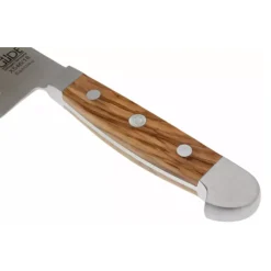 Güde Alpha Olive santoku met kuiltjes 18 cm messenstaal