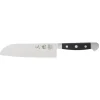 Güde Alpha Santoku mes 18 cm messenstaal zwart