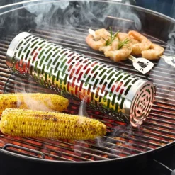 GEFU Deluxe grill Basket 30,5 cm rvs