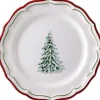 Gien Filet Noël dessertbord ø 23,2 cm keramiek