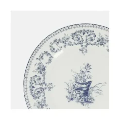 Gien Les Dépareillées Oiseau onderzetter ø 12,8 cm keramiek blauw