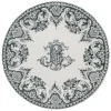 Gien Monogramme dinerbord ø 27,5 cm keramiek groen