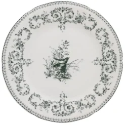 Gien Oiseau dinerbord ø 27,5 cm keramiek crème
