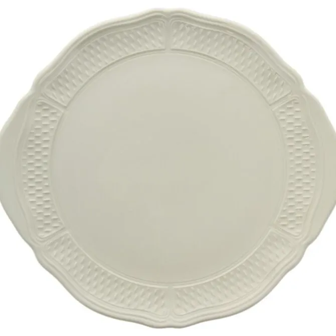 Gien Pont aux Choux taartschaal 33 cm keramiek crème