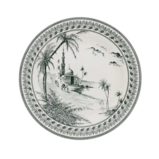 Gien Vue Orient dessertbord ø 22 cm keramiek crème