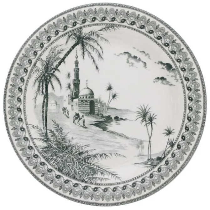 Gien Vue Orient dinerbord ø 27,5 cm keramiek crème