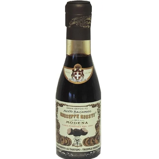 Giuseppe Giusti balsamico-azijn met truffel 12 jaar 100 ml in champagnefles