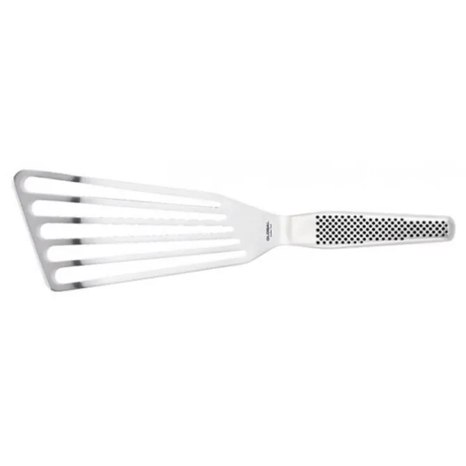 Global GS27 spatel met gleuven 27,5 cm messenstaal