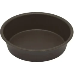 Gobel bakblik ø 12 cm staal bruin