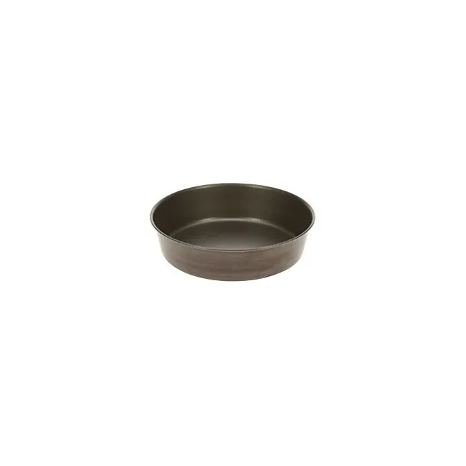 Gobel bakblik ø 18 cm staal bruin