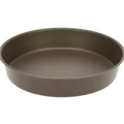 Gobel bakblik ø 26 cm staal bruin