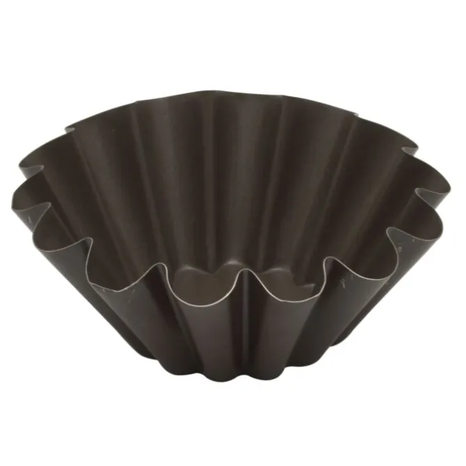 Gobel briochevorm ø 14 cm staal bruin