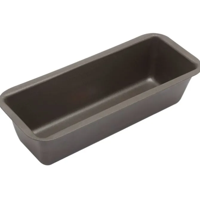 Gobel cakevorm 28 x 10 cm staal bruin