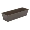 Gobel cakevorm 34 x 11,5 cm staal bruin
