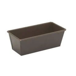 Gobel cakevorm 15,5 x 7,5 cm staal bruin