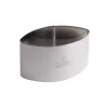 Gobel calisson uitsteekvorm 8,3 x 4,7 cm h 4 cm rvs