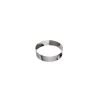 Gobel open custardring ø 14 cm h 3,5 cm rvs