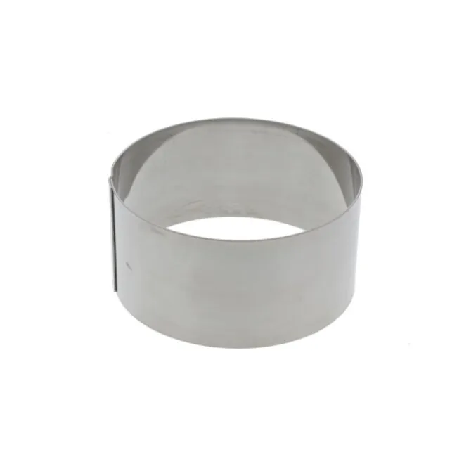Gobel taartring rond ø12 x 6 cm rvs