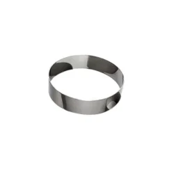 Gobel taartring rond ø 16 x 4,5 cm rvs