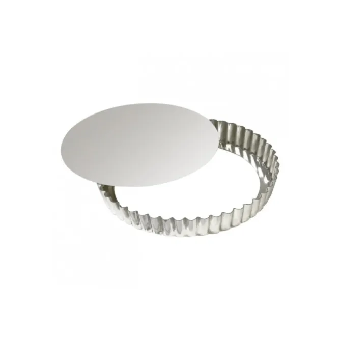 Gobel taartvorm met uitneembare bodem ø 28 cm h 2,5 cm vertind staal