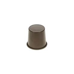 Gobel timbaal ø 6 cm staal bruin