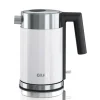 Graef waterkoker 1 liter kunststof rvs wit