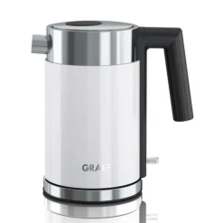 Graef waterkoker 1 liter kunststof rvs wit