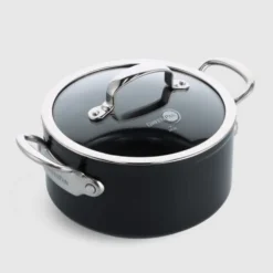 Greenpan Barcelona Pro kookpan met keramische laag en glasdeksel ø 24 cm