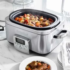 Greenpan Slowcooker 6 liter Stainless Steel