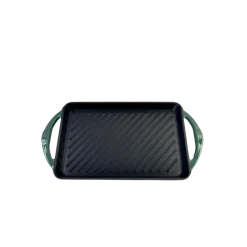 1821 grillplaat 33 x 22 cm gietijzer Gradient Dark Green