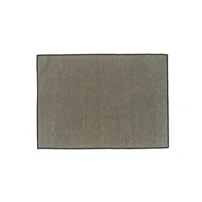 Haomy Borgo placemat 35 x 48 cm linnen steenbruin