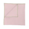 Haomy Corte servet 40 x 40 cm linnen/katoen Roze