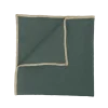 Haomy Corte servet 40 x 40 cm linnen/katoen Celadon