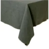 Haomy Corte tafelkleed 160 x 250 cm linnen/katoen Duifgrijs