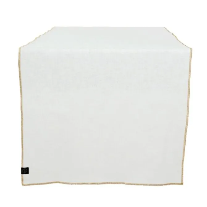 Haomy Verone tafelloper 48 x 160 cm linnen naturel
