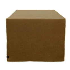 Haomy Verone tafelloper 48 x 160 cm linnen goudkleurig