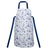 Heinen Delfts Blauw Aapjes keukenschort wit