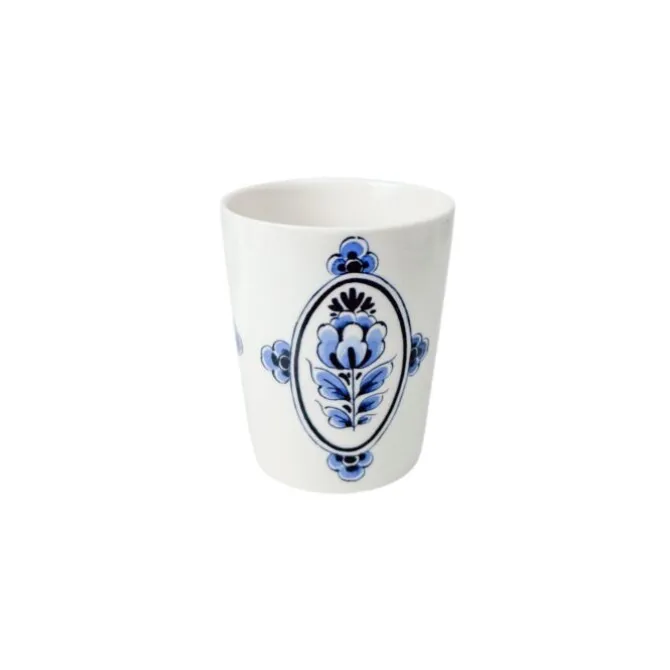 Heinen Delfts Blauw Baroque Cartouche mok 220 ml