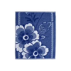 Heinen Delfts Blauw Bloem handdoek