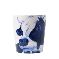 Heinen Delfts Blauw koe mok goudkleurig