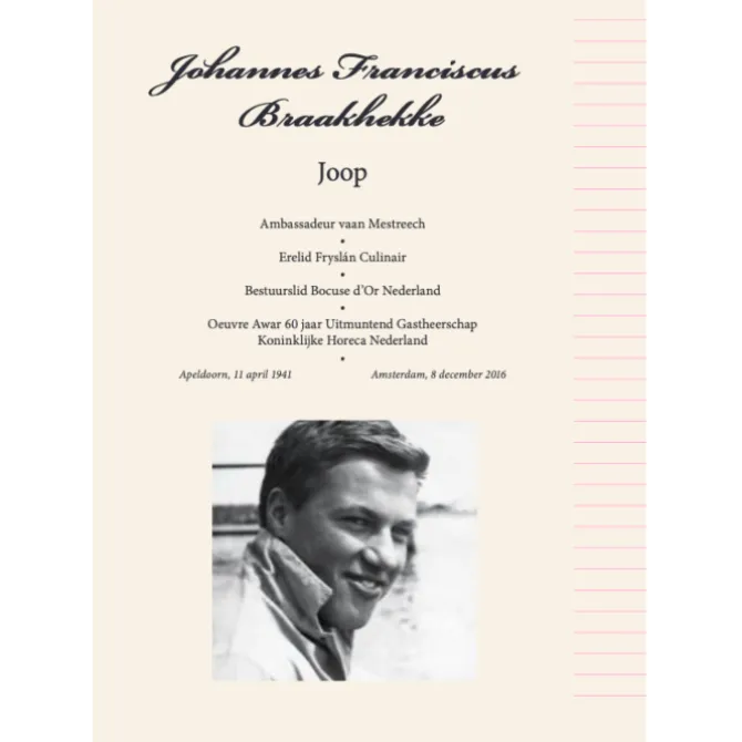 Het beste van Kookschrift van een Kookgek : Ode aan Joop Braakhekke