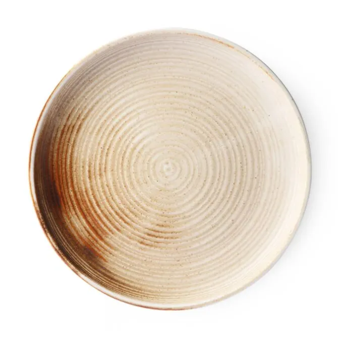 HK Living Chef Ceramics ACE6712 dinerbord ø 26 cm aardewerk Rustic Cream/Brown